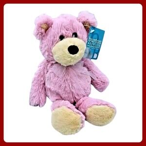 Burton & Burton 982026 Pink Purple Teddy Bear Plush 8" Stuffed‎ Animal 2007 New